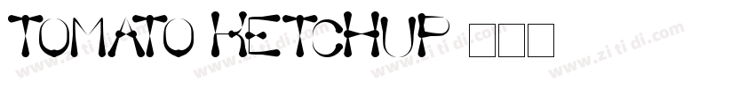 Tomato Ketchup字体转换